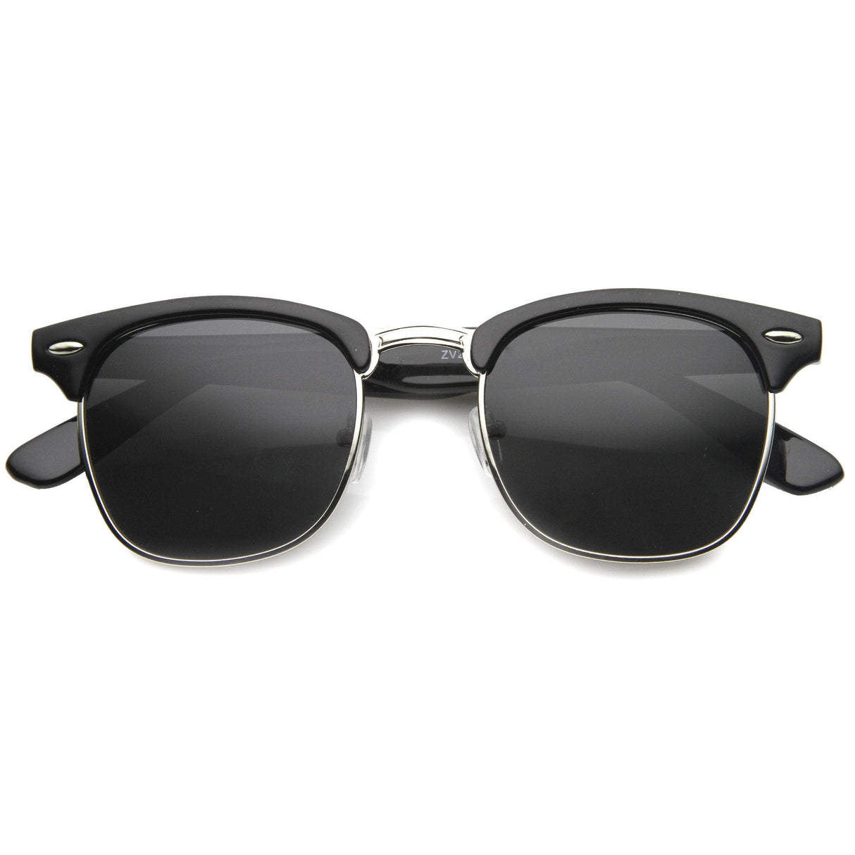 Vintage Half Frame Polarized Horned Rim Sunglasses 2936 from zeroUV