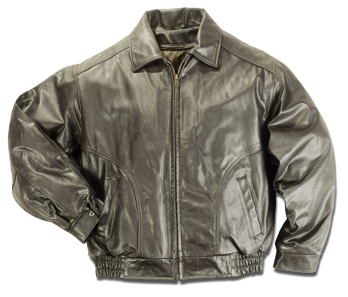 REED Men's All American Bomber Leather Jacket Union Made in USA from Reed Leather
