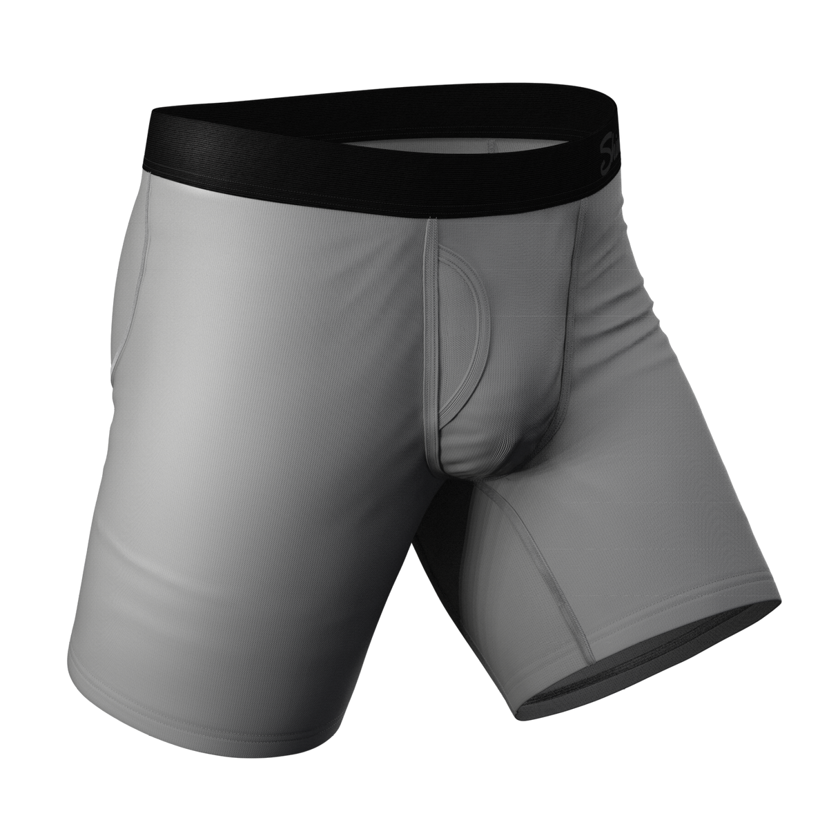 The 50 Shades | Grey Long Leg Ball Hammock® Pouch Underwear With Fly From Shinesty