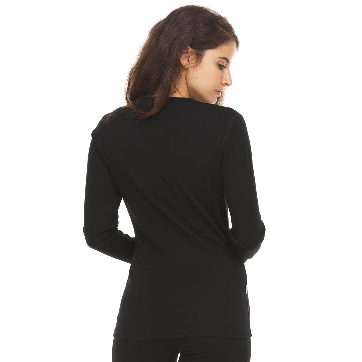 Midweight - Women's Long Sleeve V-Neck 100% Merino Wool from Minus33 Merino Wool Clothing