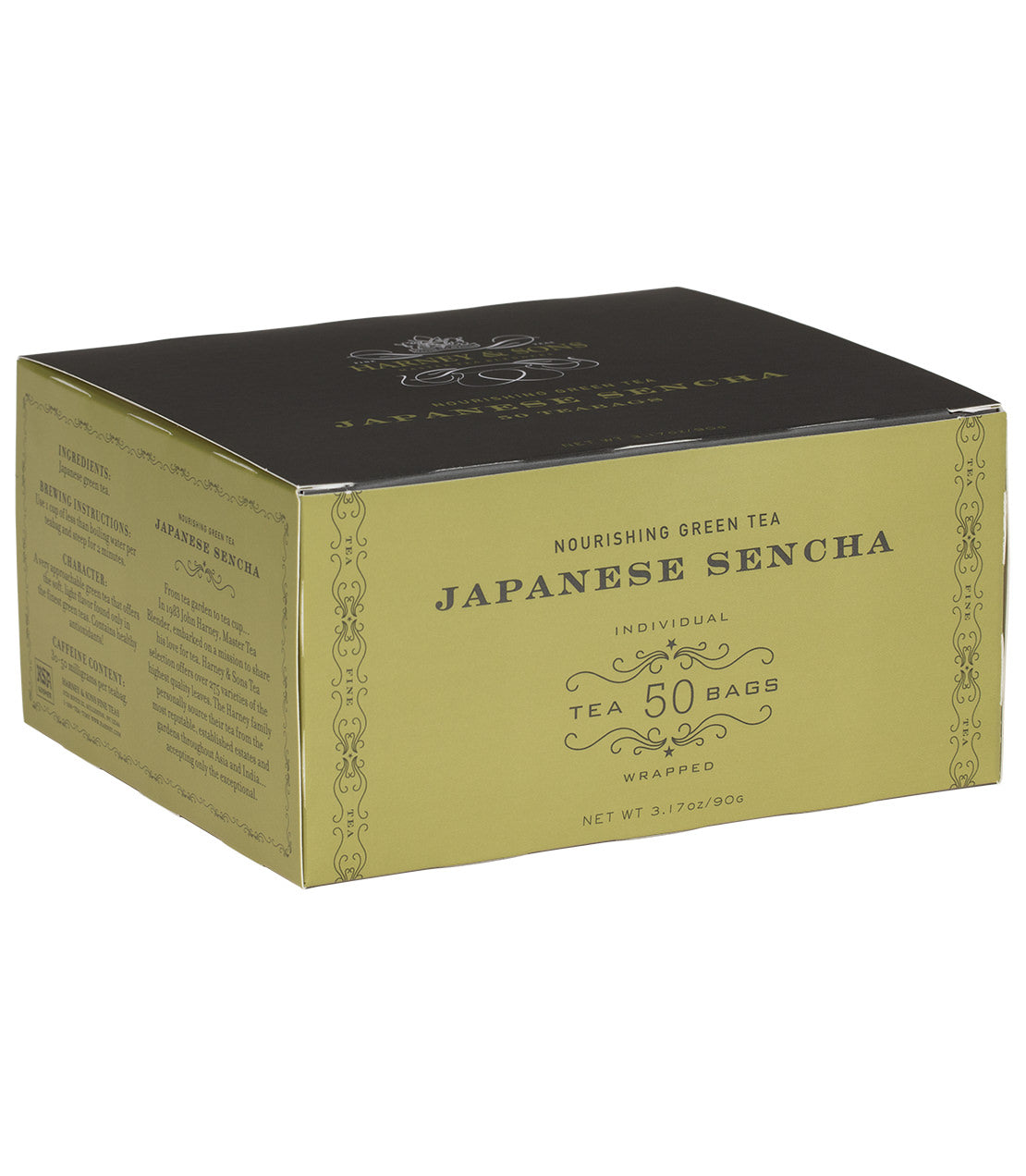 Japanese Sencha, Box of 50 Wrapped Teabags from Harney & Sons Fine Teas