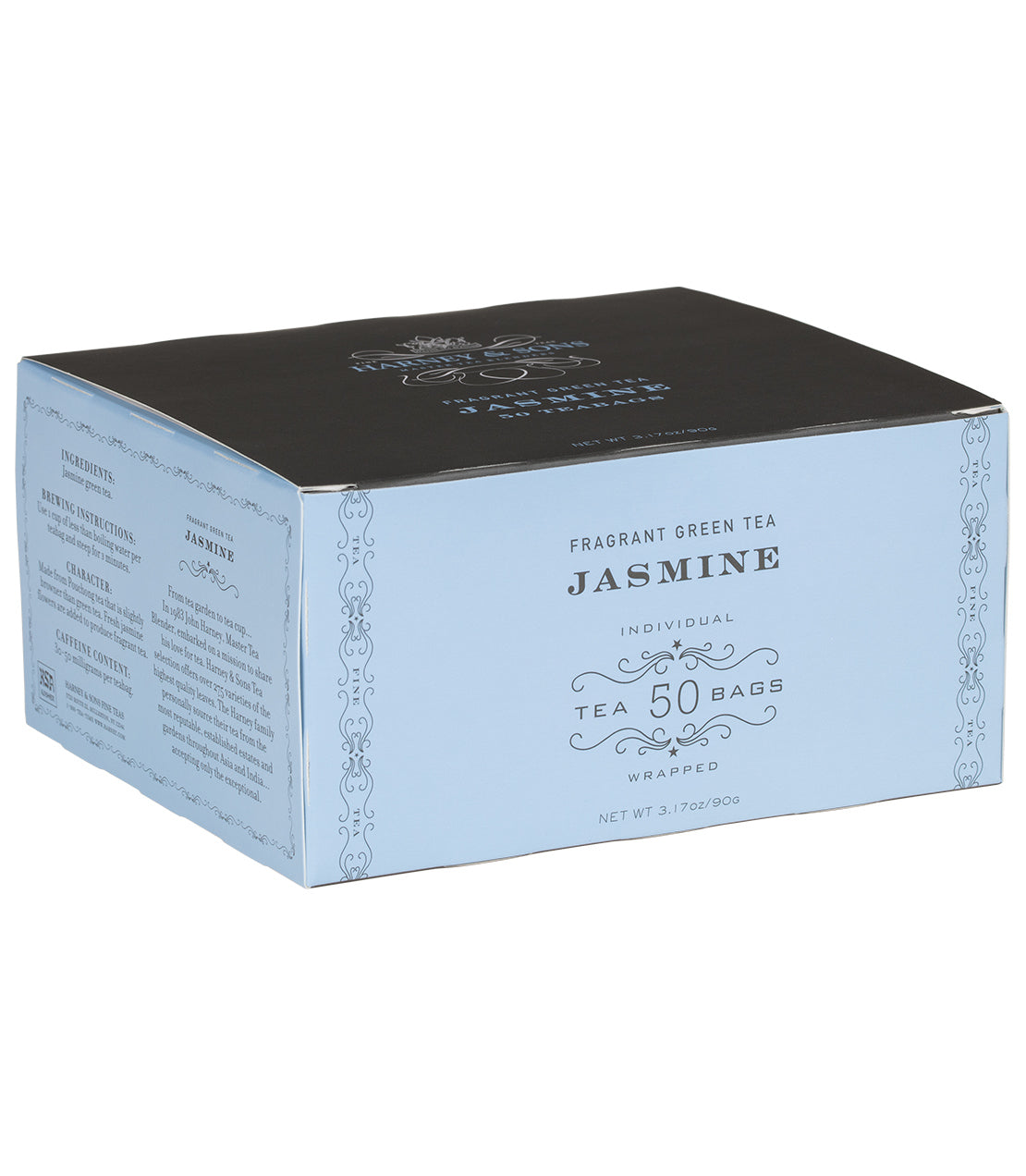 Jasmine, Box of 50 Wrapped Teabags from Harney & Sons Fine Teas