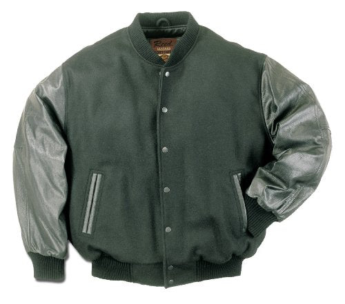 REED Womens Wool Varsity Leather Jacket (Imported) from Reed Leather