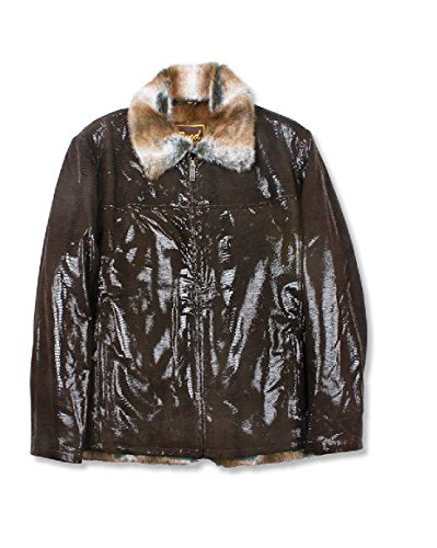 REED Men's Sheep Skin Leather Jacket Shearling Style - Imported from Reed Leather
