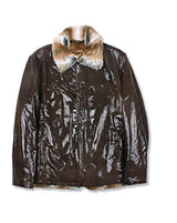 REED Men's Sheep Skin Leather Jacket Shearling Style - Imported from Reed Leather