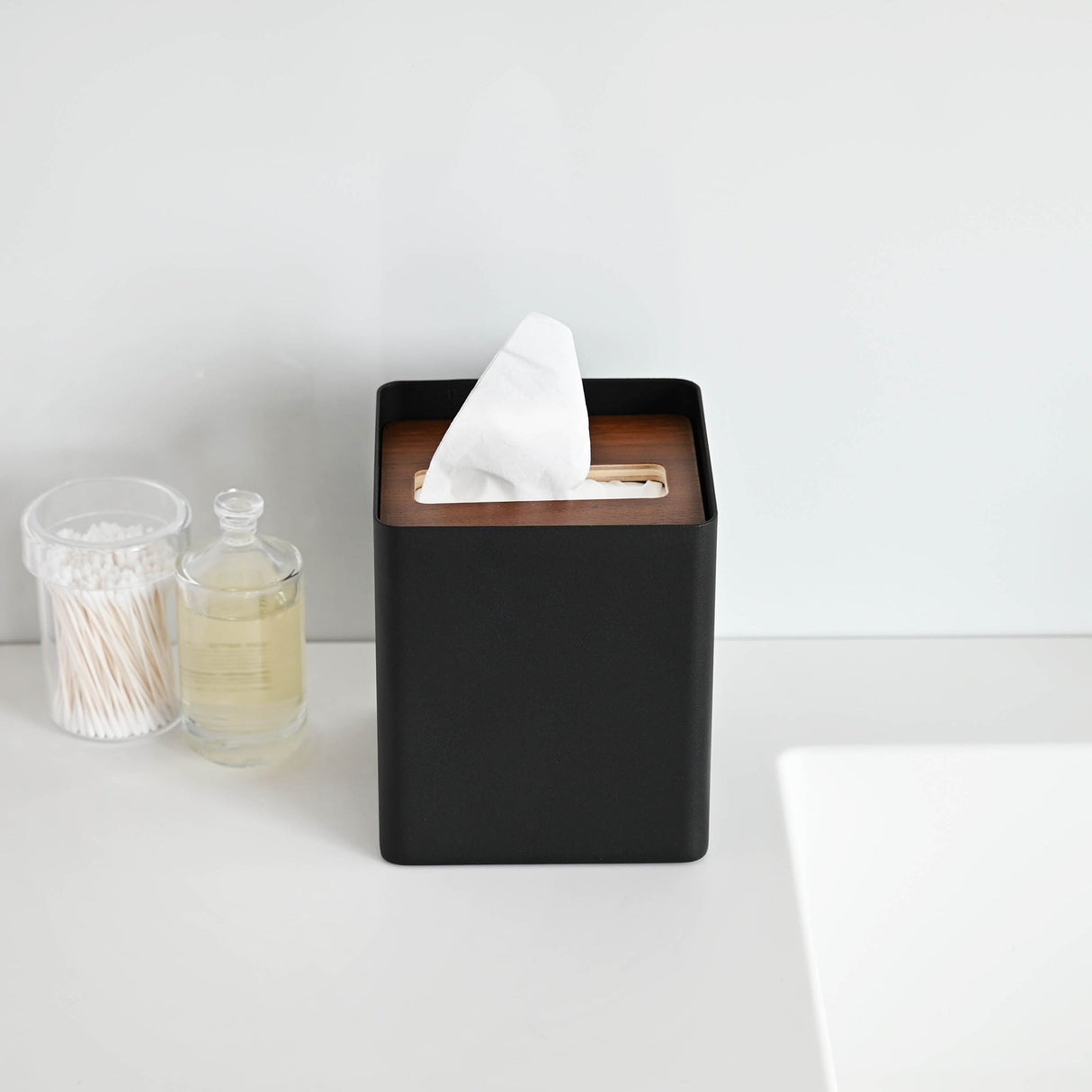 Tissue Box Cover - Square - Steel from Yamazaki Home