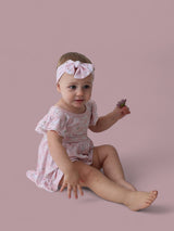 EXCLUSIVE DUCKS AND DAISIES DREAM CAP SLEEVE BODYSUIT DRESS from DREAM BIG LITTLE CO