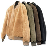 REED Men's Baseball Suede Leather Jacket (Imported) from Reed Leather