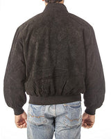 REED Men's Baseball Suede Leather Jacket (Imported) from Reed Leather