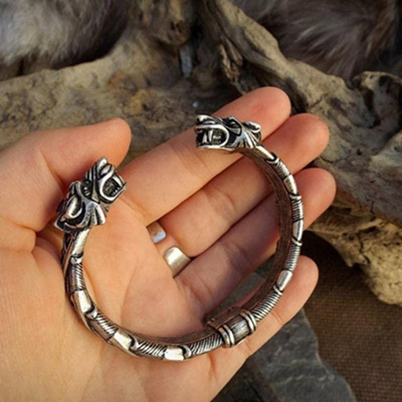 Viking Wolf Bracelet from Norse Tradesman