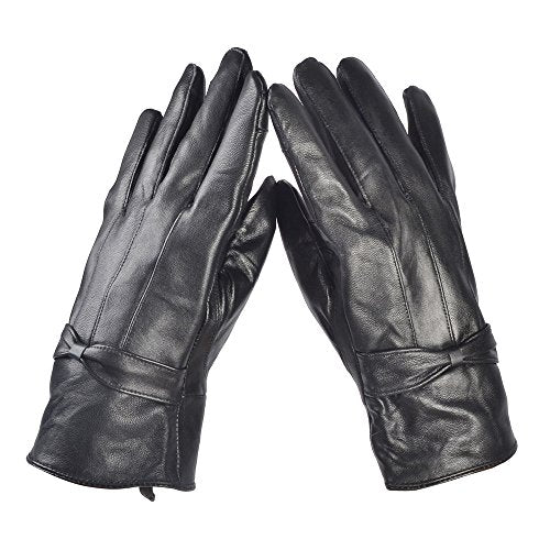 Reed Women's Designer Genuine Leather Gloves With Touch Screen Texting Index Finger - Imported From Reed Leather