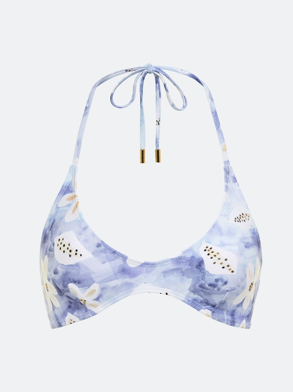 MADEIRA BIKINI TOP - TIE DYE FLORAL From ELYSIIAN