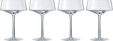 Luxury Martini Glass Set of 4 | 10oz | Crystal Luxury Martini with Silver Spoon, Premium Hand-Blown | Classic Cocktail & Champagne Clear Coupes For Manhattan, Cosmopolitan, Sidecar, Speakeasy Goblets from The Wine Savant
