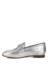 Eden Ode Rhinestone Strap Metallic Loafers from My Pampered Life Seattle