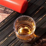 Baseball Whiskey Glass - 12oz Whiskey Glass by The Wine Savant - Perfect for Any Occasion, Baseball Lovers, Baseball Gifts, Baseball Themed Party, Baseball Birthday Gift Set (1) from The Wine Savant