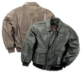 REED Men's Premium Leather Aviator Bomber Jacket - Imported from Reed Leather