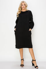 Finna French Scuba Knit Dress from Joh Apparel