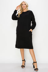 Finna French Scuba Knit Dress from Joh Apparel
