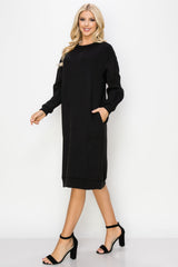 Finna French Scuba Knit Dress from Joh Apparel