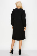 Finna French Scuba Knit Dress from Joh Apparel