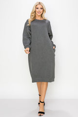 Finna French Scuba Knit Dress from Joh Apparel