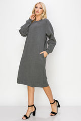 Finna French Scuba Knit Dress from Joh Apparel