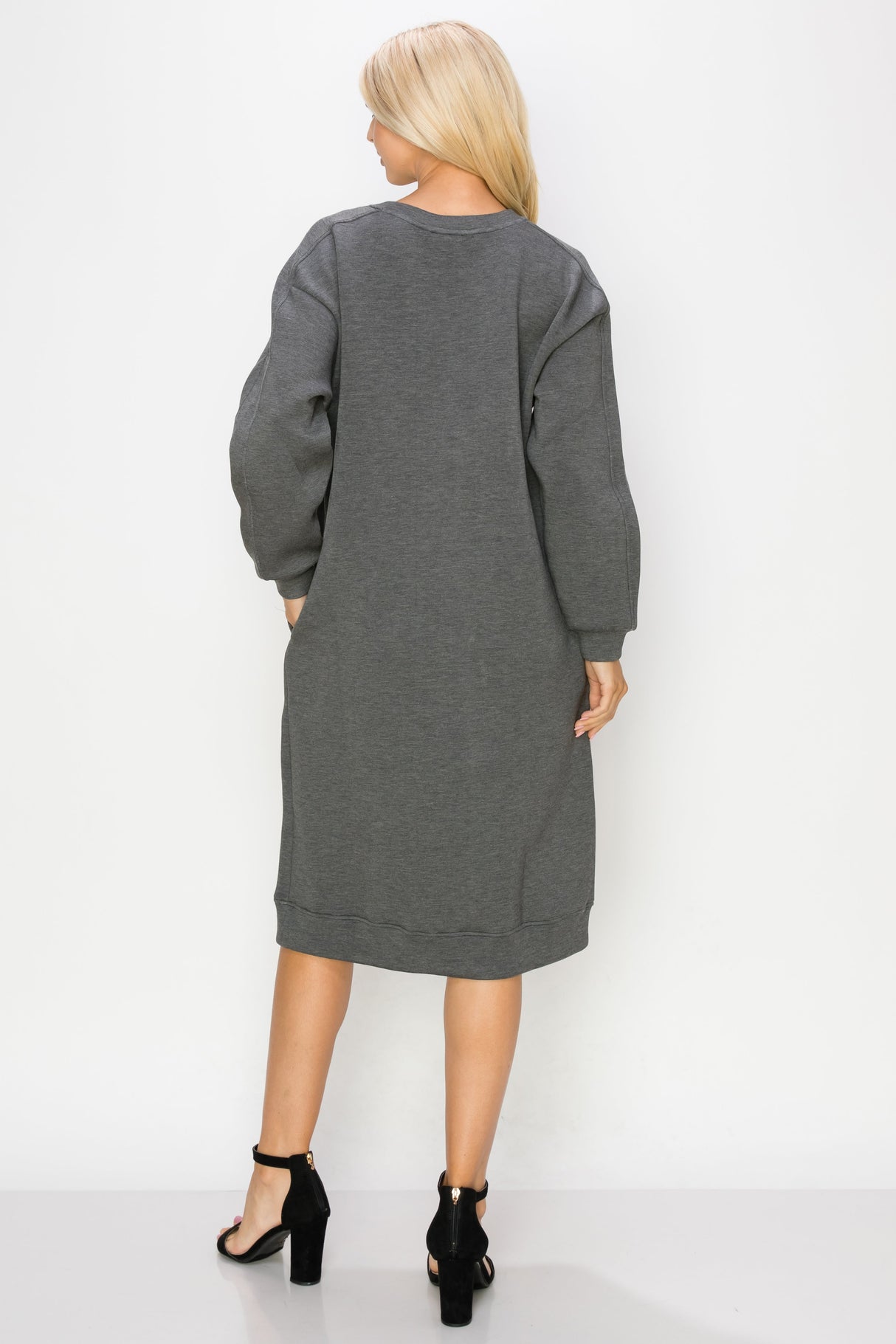 Finna French Scuba Knit Dress from Joh Apparel