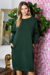 Finna French Scuba Knit Dress from Joh Apparel