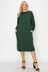 Finna French Scuba Knit Dress from Joh Apparel