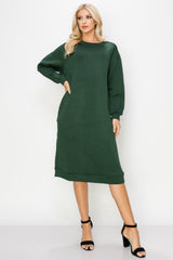 Finna French Scuba Knit Dress from Joh Apparel