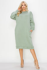 Finna French Scuba Knit Dress from Joh Apparel