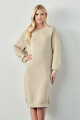 Finna French Scuba Knit Dress from Joh Apparel