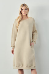 Finna French Scuba Knit Dress from Joh Apparel