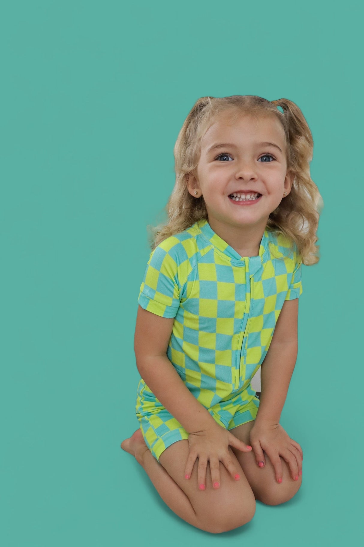 BE BOLD CHECKERS DREAM SHORTIE from DREAM BIG LITTLE CO