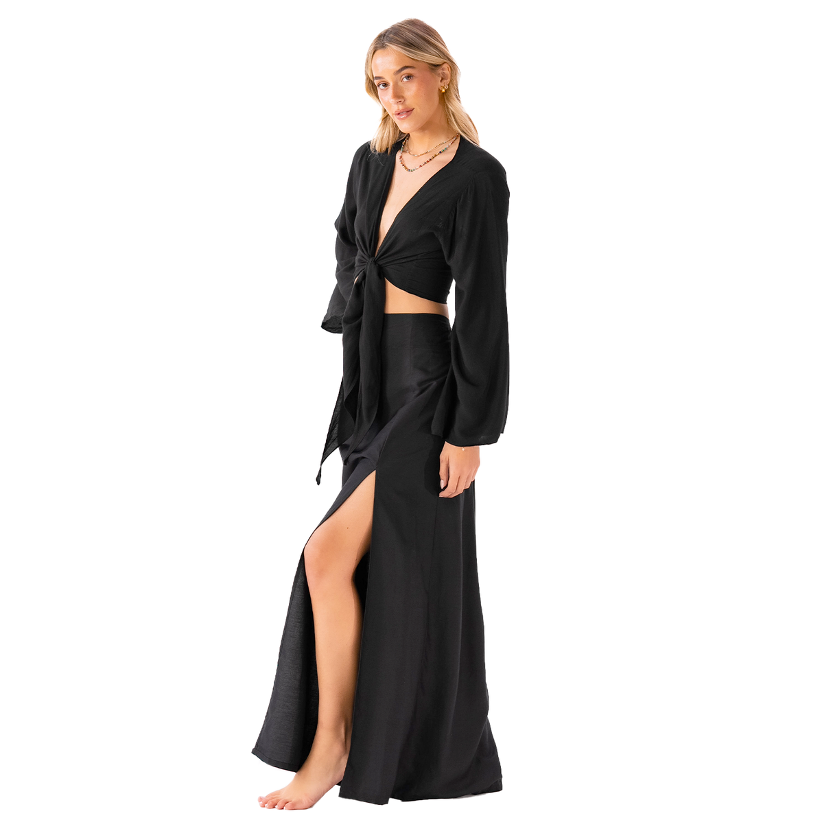 Black Maxi Skirts From LotusAndLuna