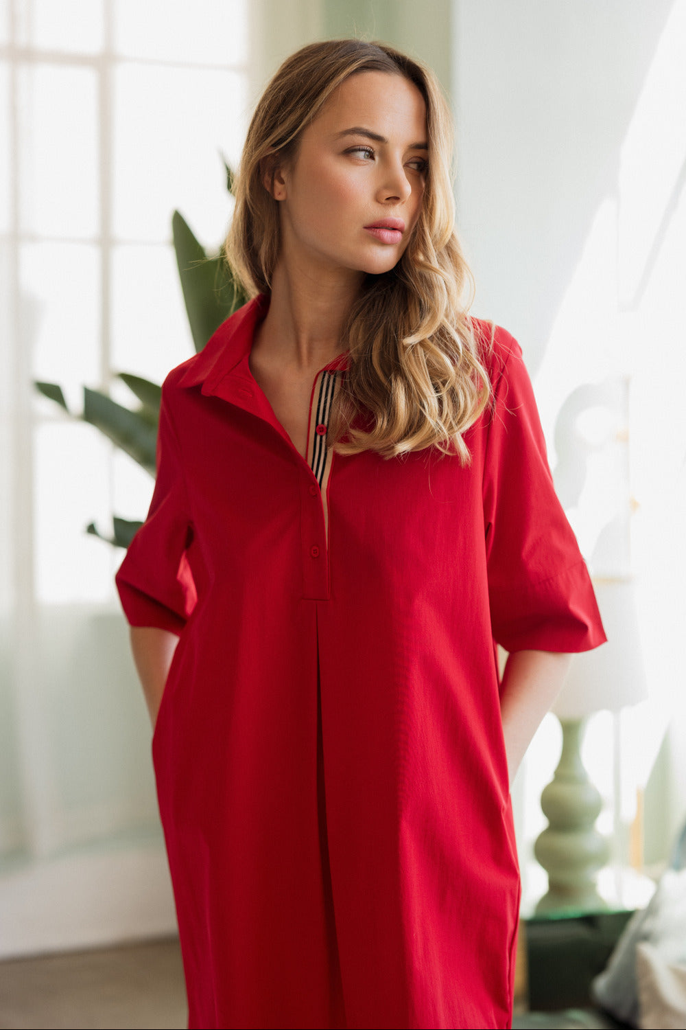Wendi Woven Tunic Dress from Joh Apparel