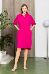 Wendi Woven Tunic Dress from Joh Apparel