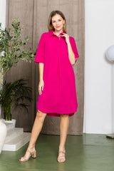 Wendi Woven Tunic Dress from Joh Apparel