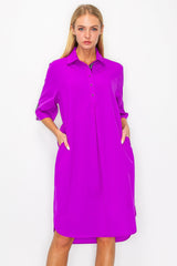 Wendi Woven Tunic Dress from Joh Apparel