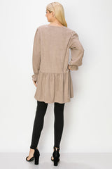 Alize Stretch Suede Tunic Dress from Joh Apparel