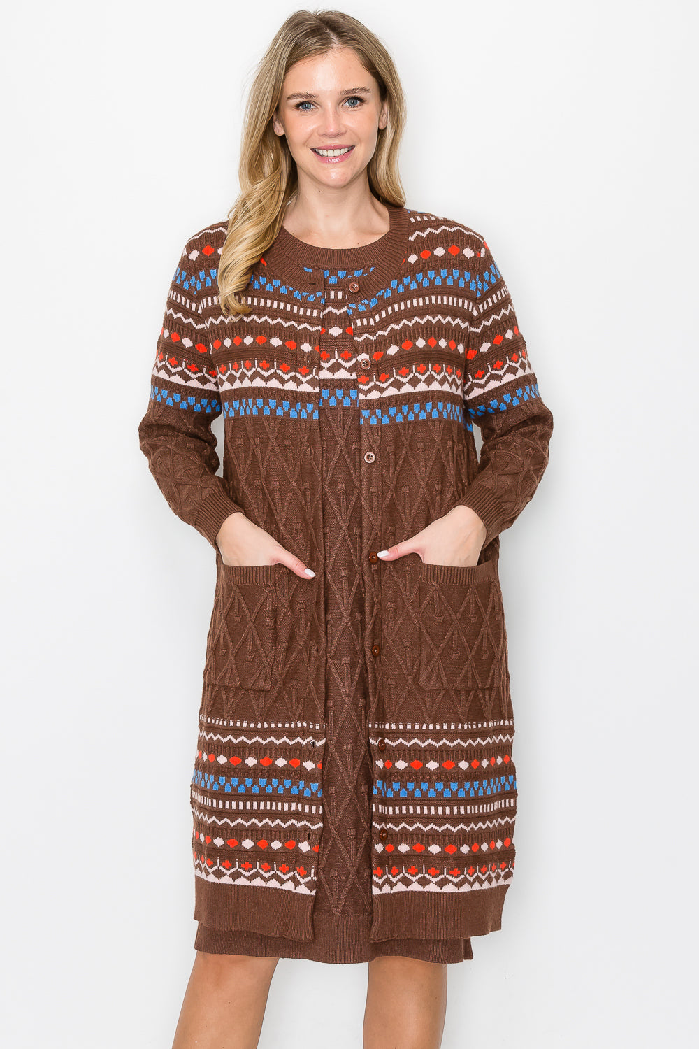 Sammie Knitted Sweater Dress from Joh Apparel
