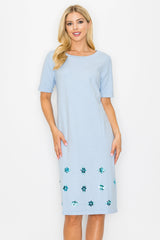 Stella Sweater Dress with Sequin Sparkles from Joh Apparel