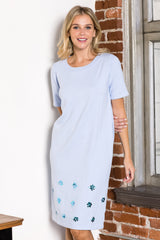 Stella Sweater Dress with Sequin Sparkles from Joh Apparel