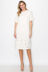 Stella Sweater Dress with Sequin Sparkles from Joh Apparel
