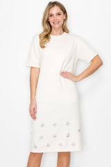 Stella Sweater Dress with Sequin Sparkles from Joh Apparel