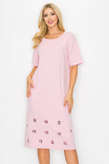 Stella Sweater Dress with Sequin Sparkles from Joh Apparel