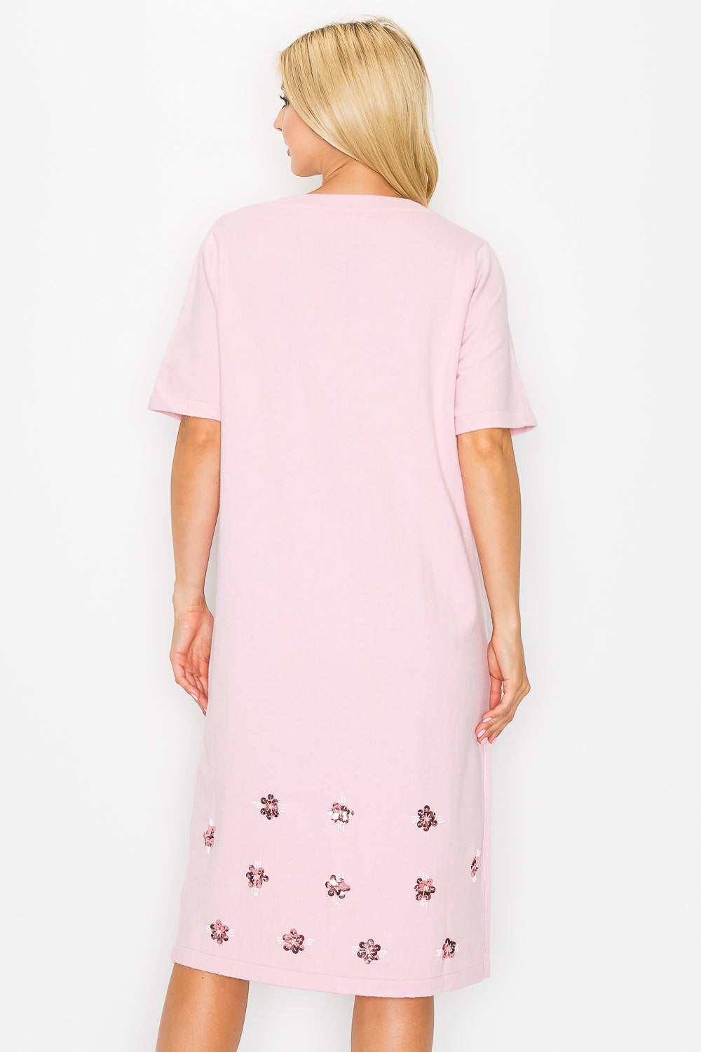 Stella Sweater Dress with Sequin Sparkles from Joh Apparel