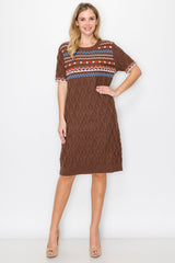 Sammie Knitted Sweater Dress from Joh Apparel
