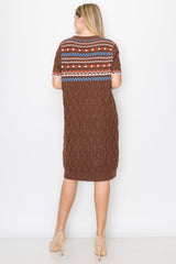 Sammie Knitted Sweater Dress from Joh Apparel