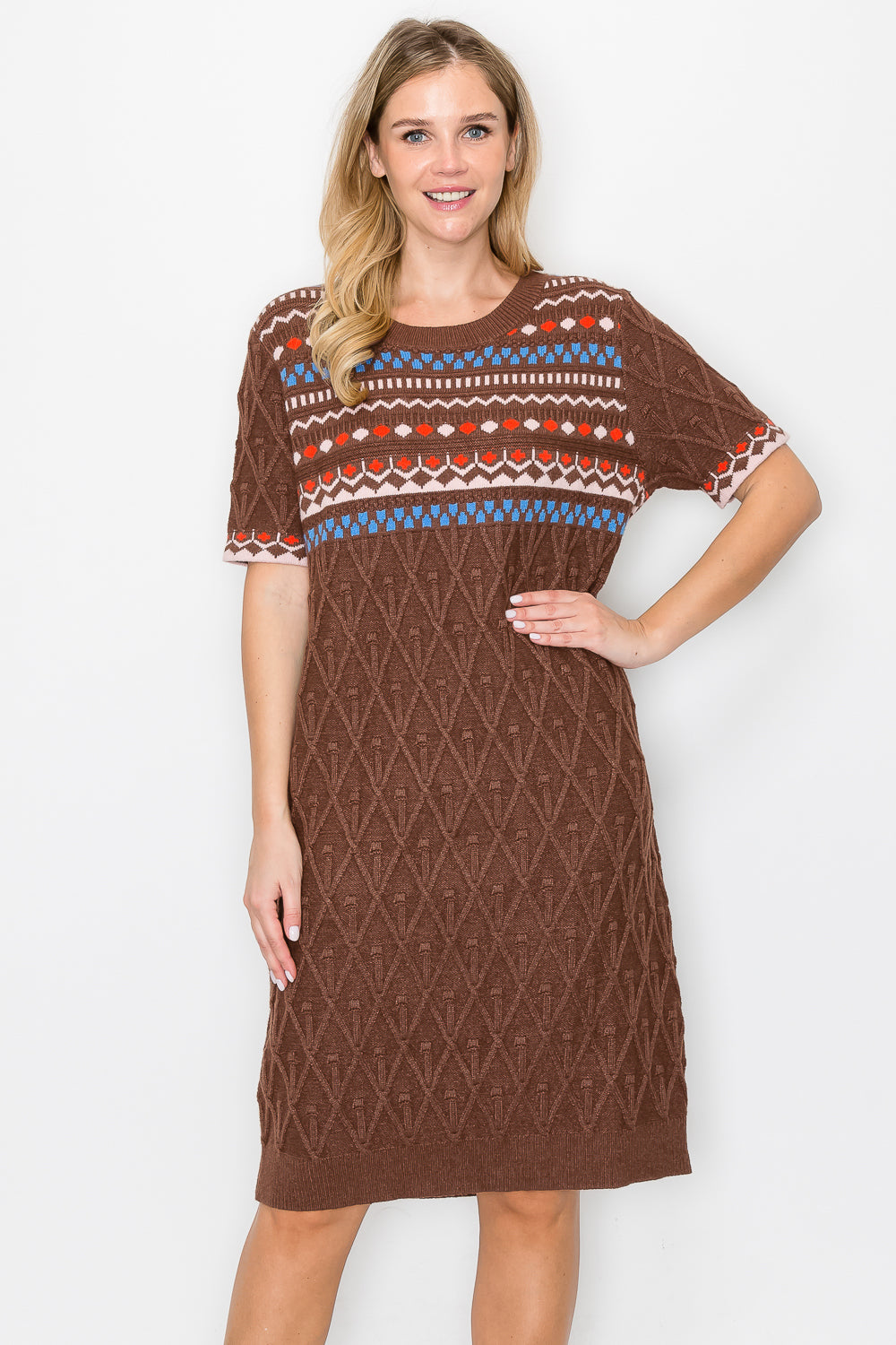 Sammie Knitted Sweater Dress from Joh Apparel